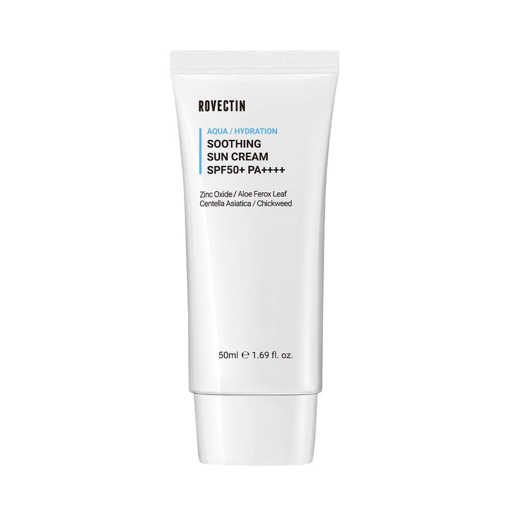 ROVECTIN AQUA SOOTHING SUN CREAM SPF50+ PA++++ 50ml-thekimyoung.com