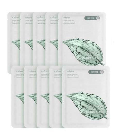 Isntree Mugwort Calming Gauze Mask 23g X 10ea-thekimyoung.com