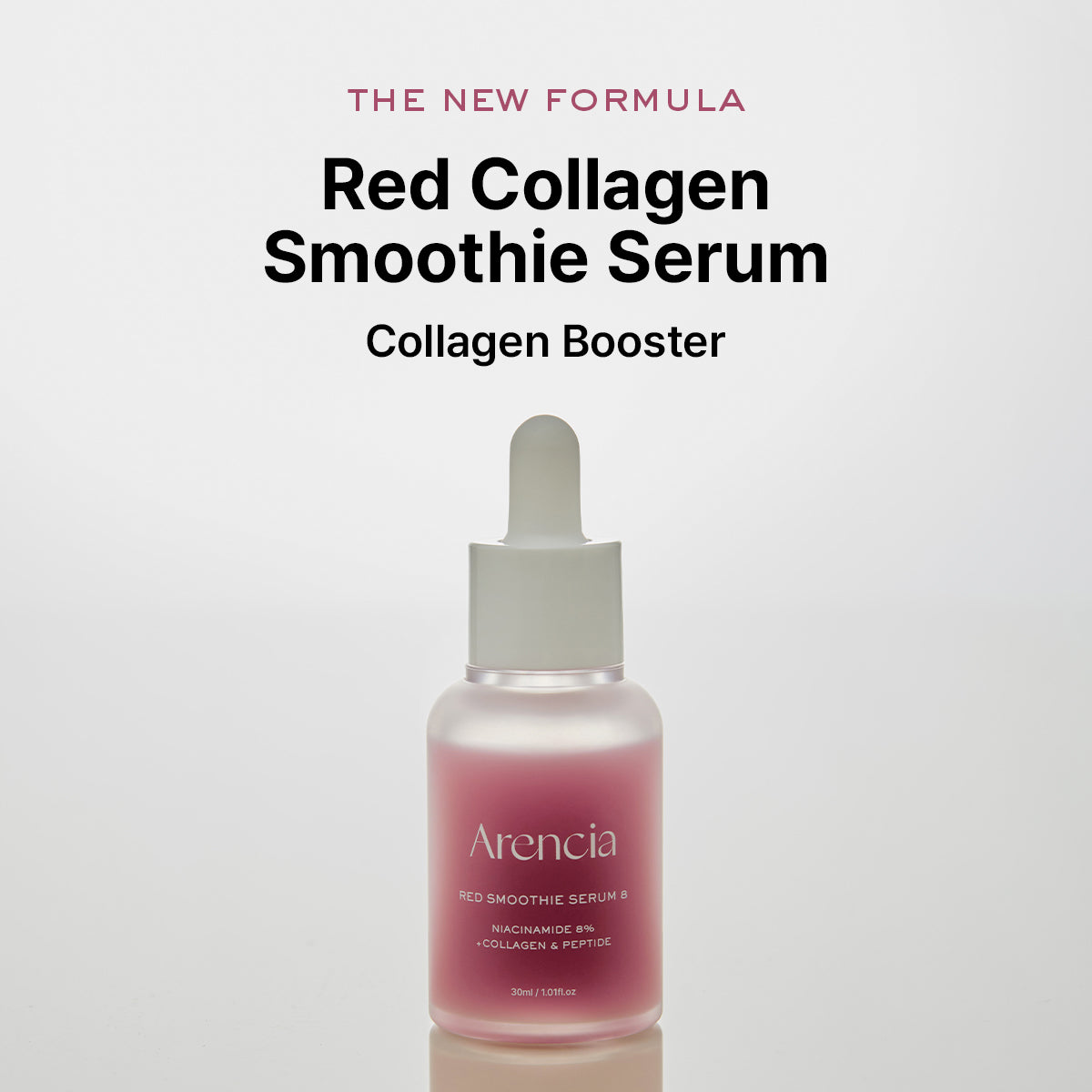 Arencia - Red Collagen + Peptide Smoothie Serum (30ml)-thekimyoung.com