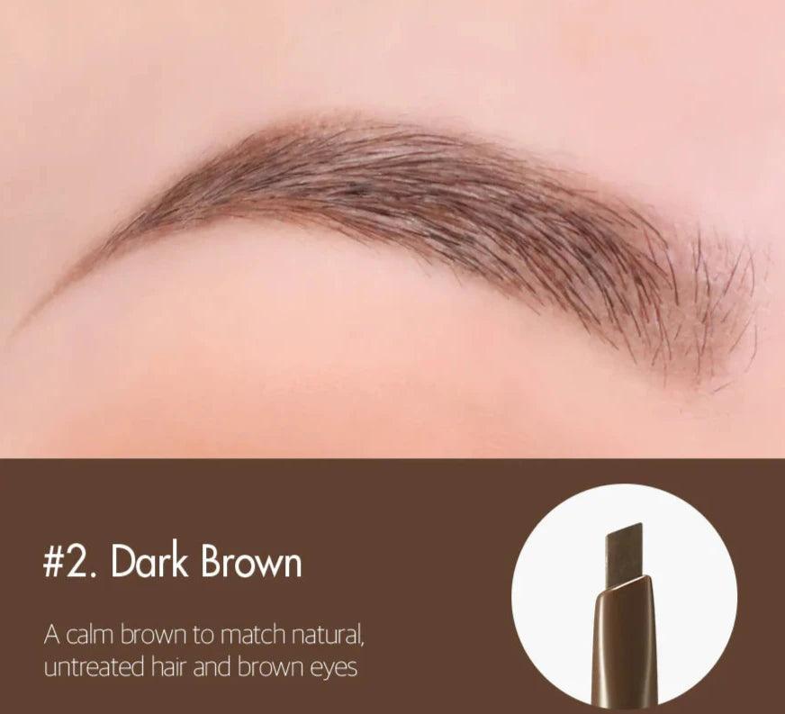 [TOO COOL FOR SCHOOL] Artclass Brow Designing Pencil 0.18g (3 Colors) Eyebrow Pencil TOO COOL FOR SCHOOL #2 Dark Brown