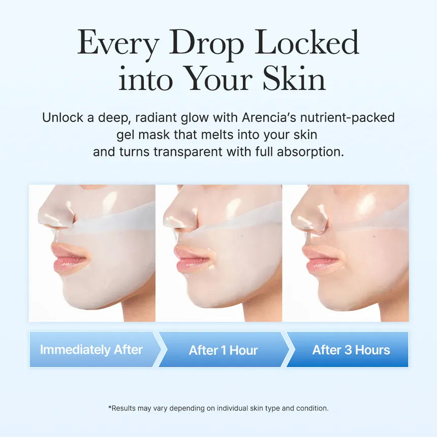 Arencia - Blue Collagen Cryo Jello Mask (4 Sheets)-thekimyoung.com