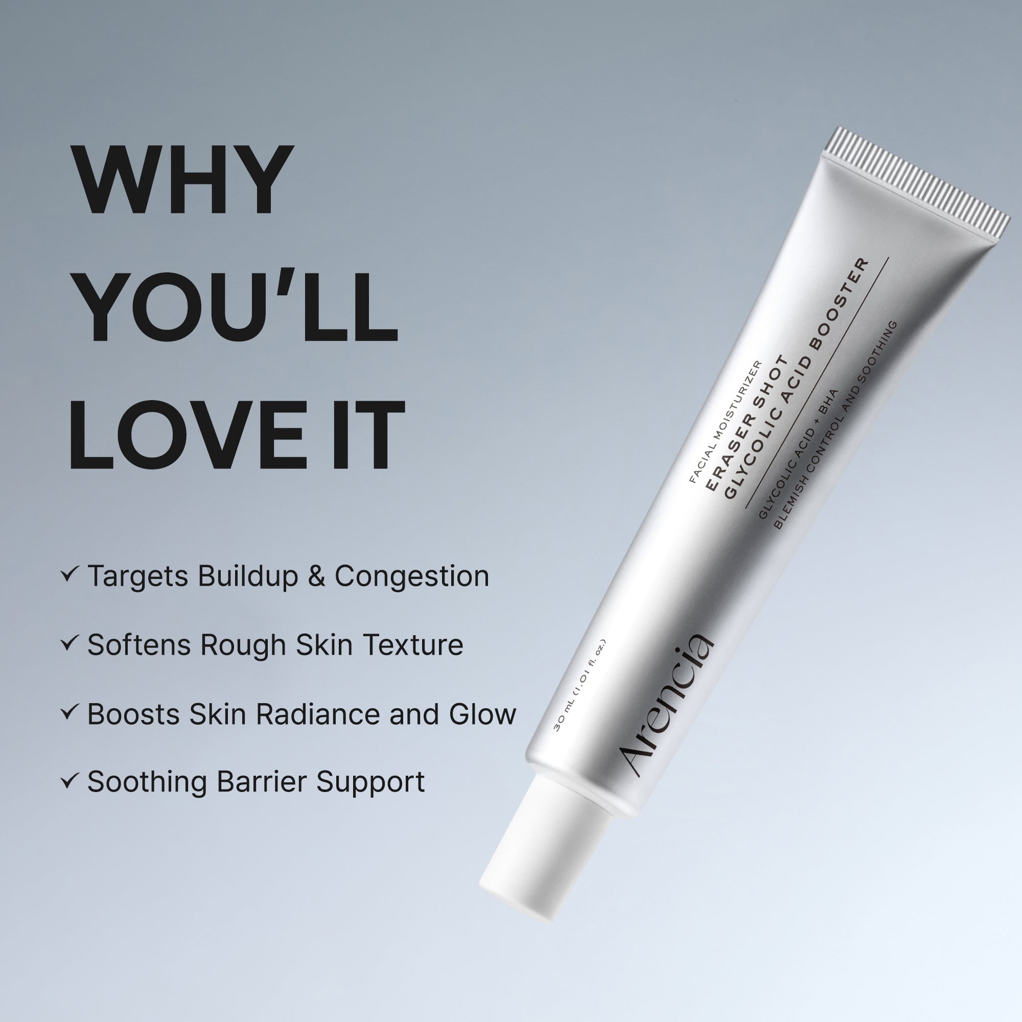 Arencia - Eraser Shot Glycolic Acid Booster (30ml)-thekimyoung.com