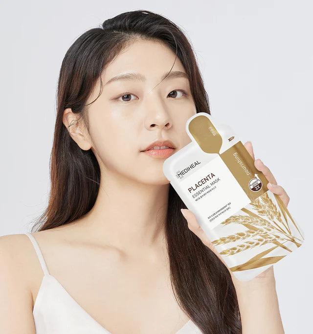 MEDIHEAL Placenta Essential Mask Sheet 10P-thekimyoung.com