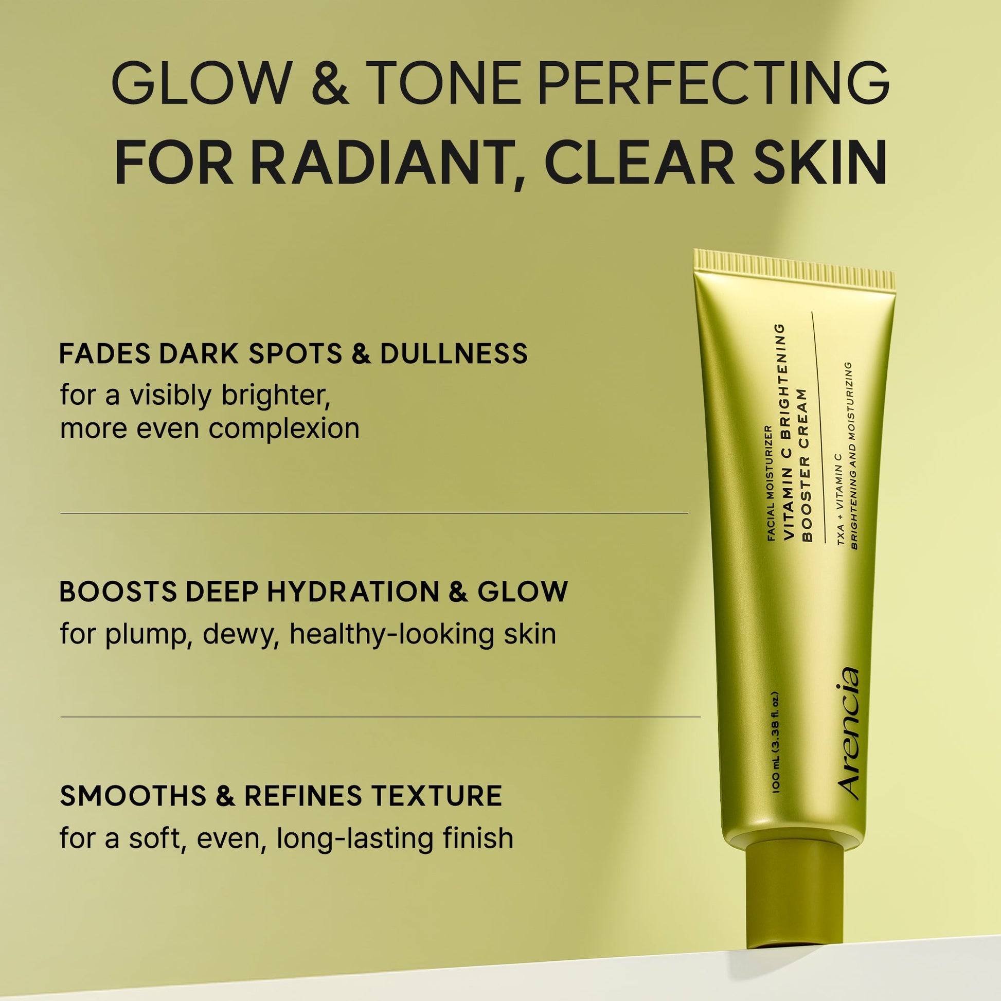 Arencia - Vitamin C Brightening Booster Cream (150ml)-thekimyoung.com