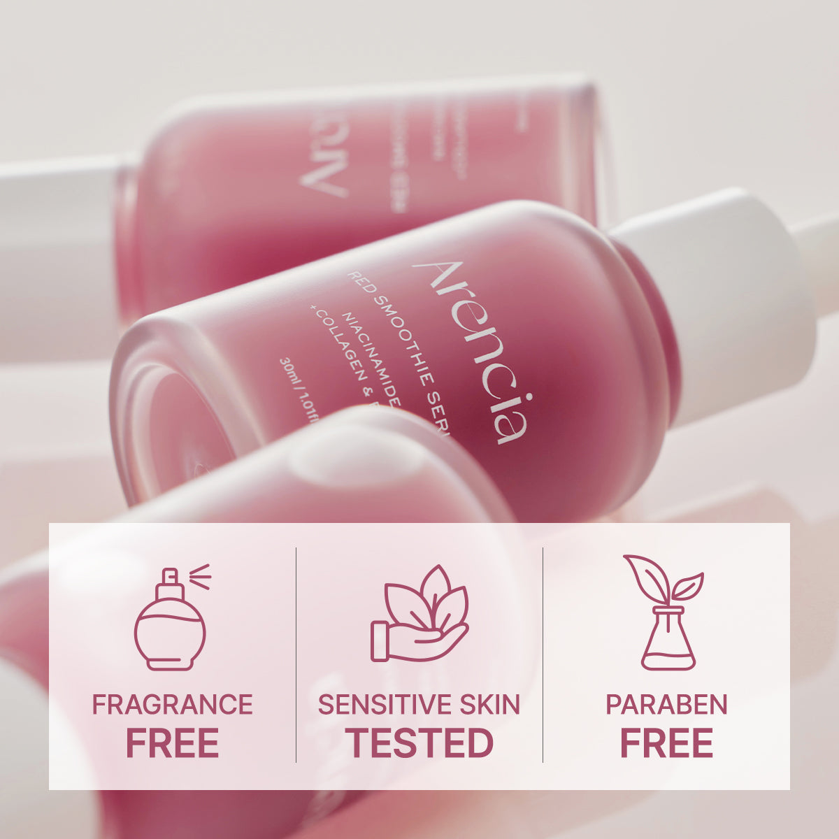 Arencia - Red Collagen + Peptide Smoothie Serum (30ml)-thekimyoung.com