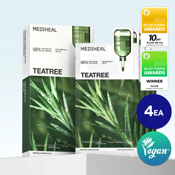 MEDIHEAL Tea Tree Essential Mask 24ml X 10p-thekimyoung.com