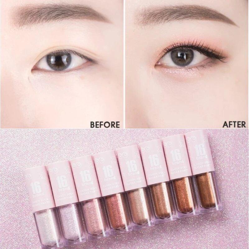 16BRAND Candy Rock Sugar Party (8 colors) EYESHADOW 16BRAND