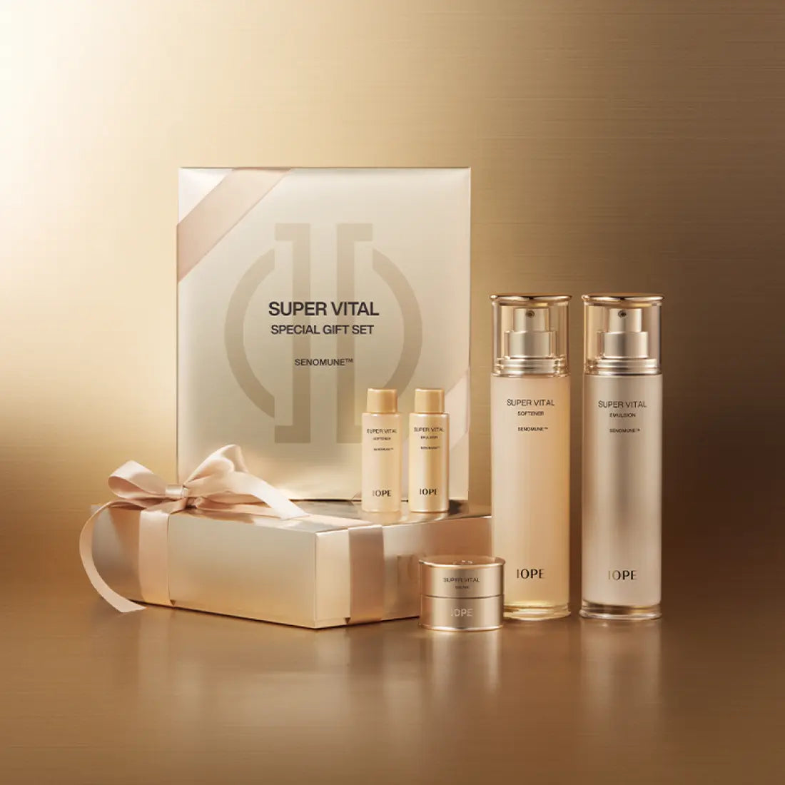 IOPE Super Vital SIGNATURE SET (Softer 150ml+ Emulsion 150ml+Cream 10ml)-thekimyoung.com
