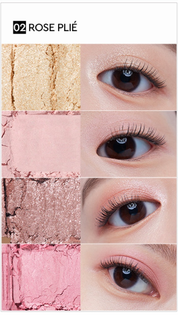 HERA Quad Eye Color 10.5g EYESHADOW HERA 02 ROSE PILE
