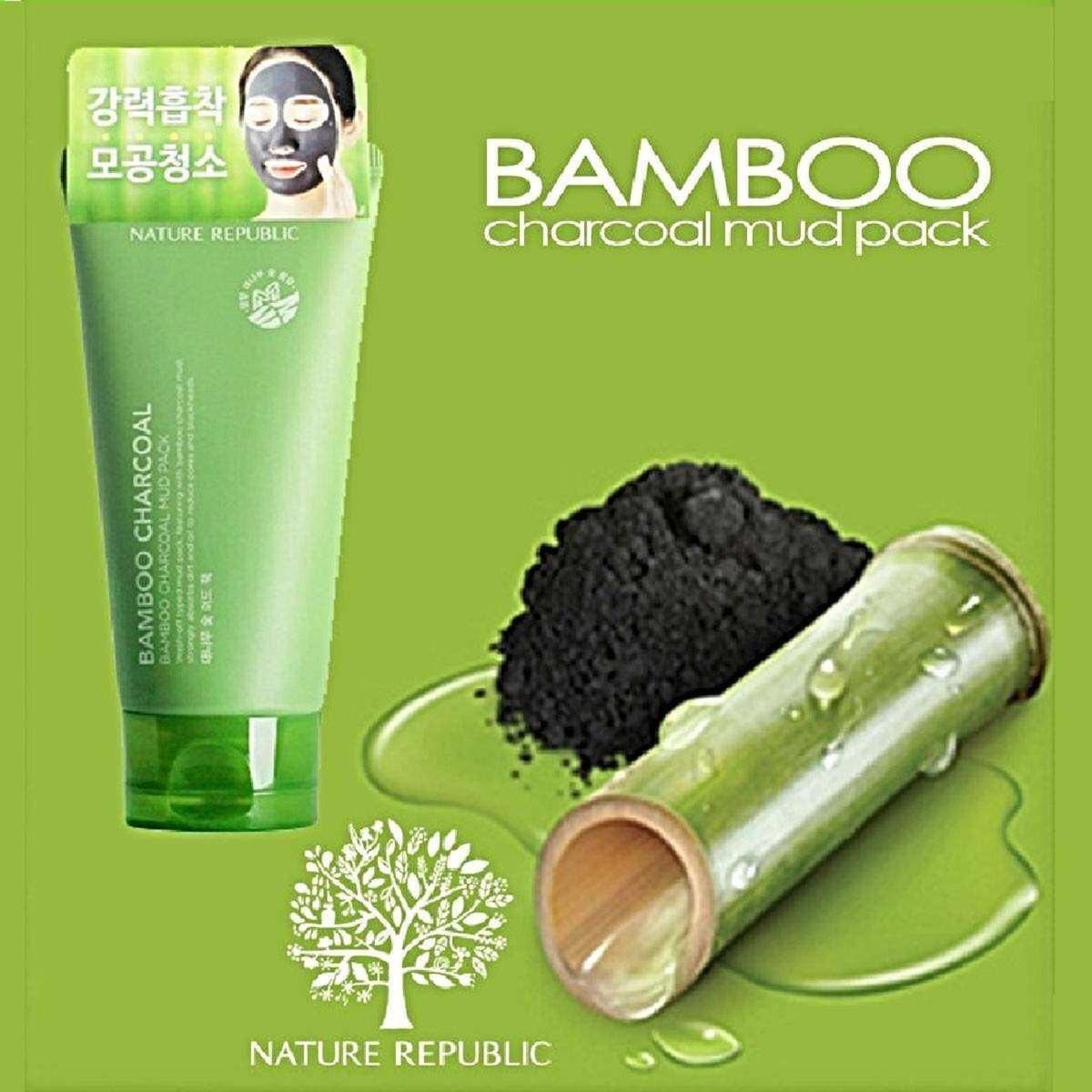 [NATURE REPUBLIC] Bamboo Charcoal Mud Pack 150g-thekimyoung.com