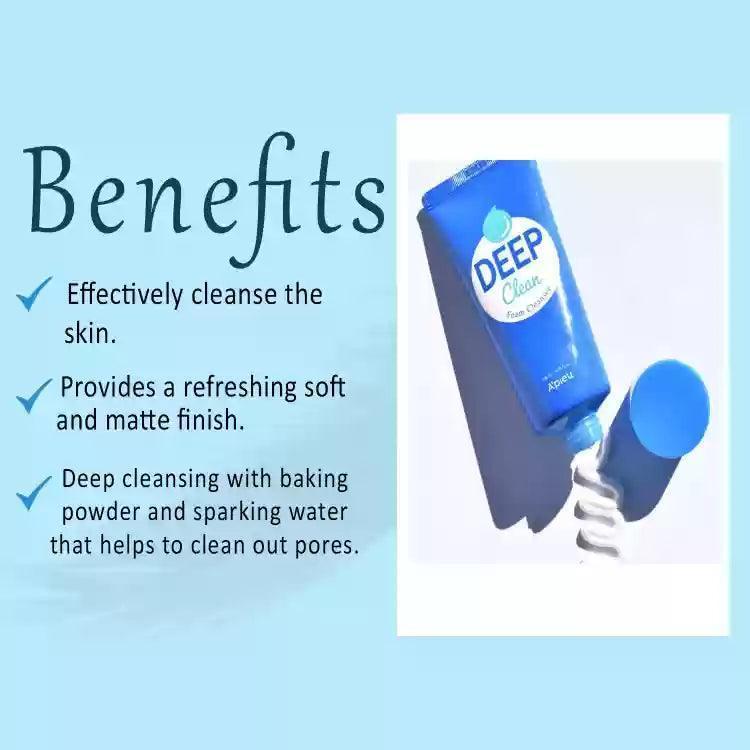 A'pieu Deep Clean Foam Cleanser 130ml Cleansing Foam A'pieu