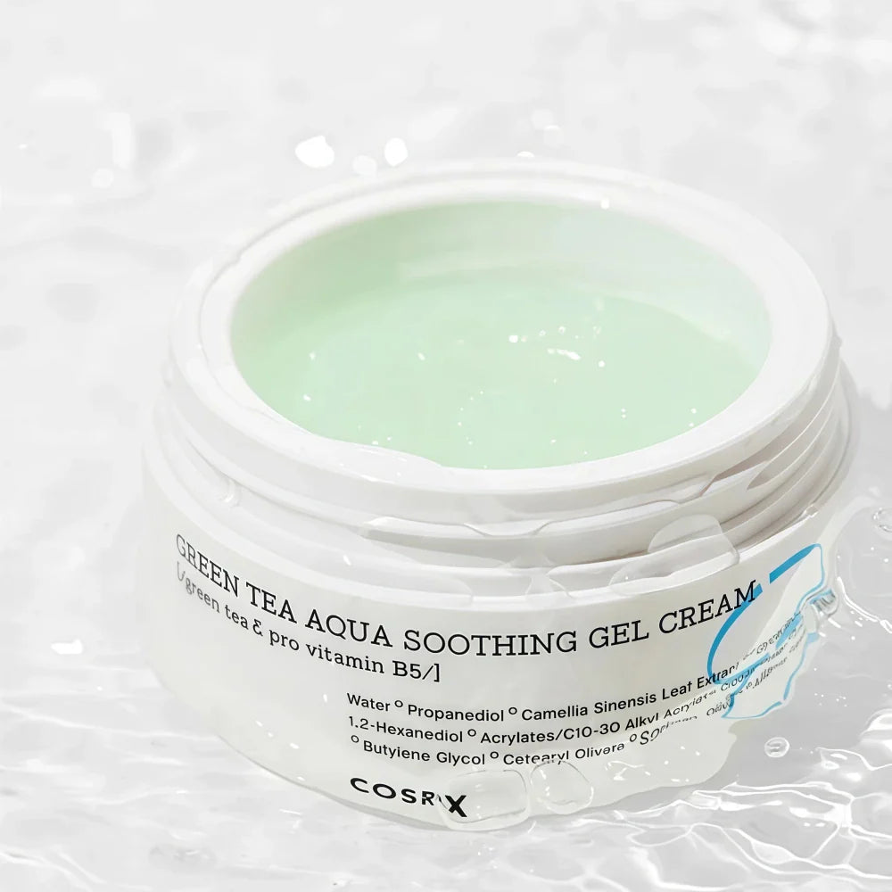 COSRX - Hydrium Green Tea Aqua Soothing Gel Cream (50ml)-thekimyoung.com