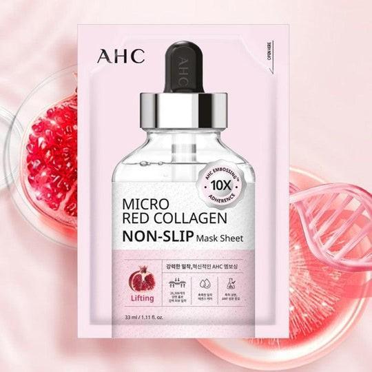 AHC Micro Red Collagen Non-Slip Mask Sheet SET 33ml X 10ea Mask Sheet AHC