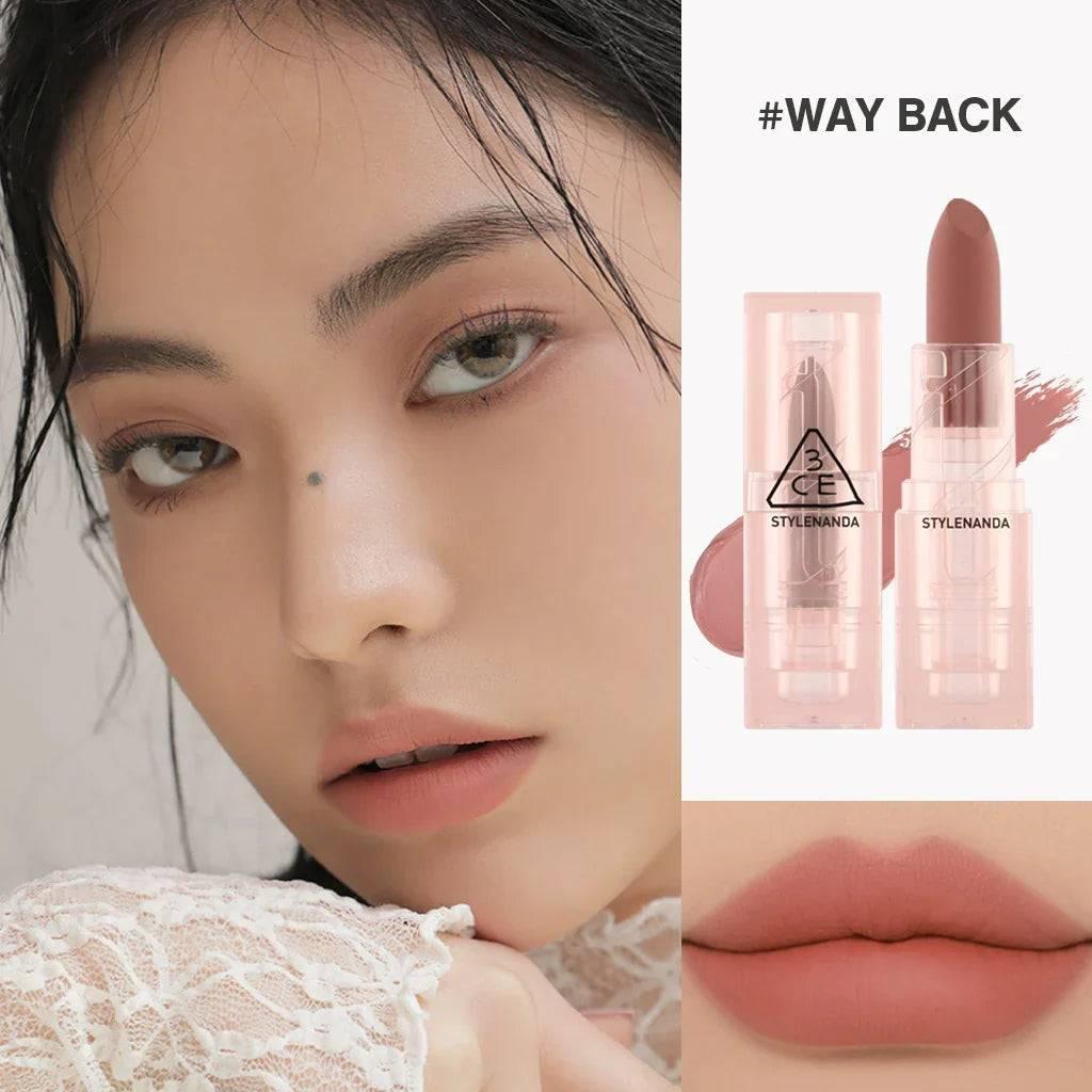 3CE Soft Matte Lipstick 3.5g #WAY BACK Lipstick 3CE