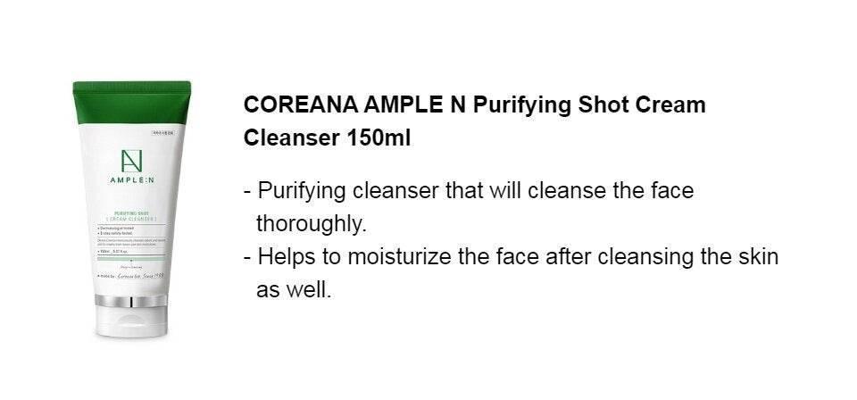 AMPLE:N Purifying Shot Cream Cleanser 150ml-thekimyoung.com
