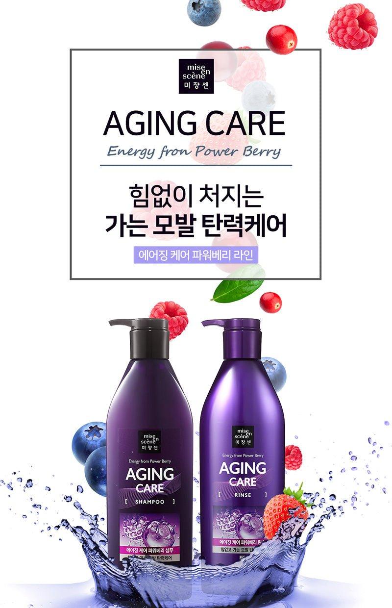 [mise en scene] Aging Care Shampoo energy from power berry 680ml-thekimyoung.com