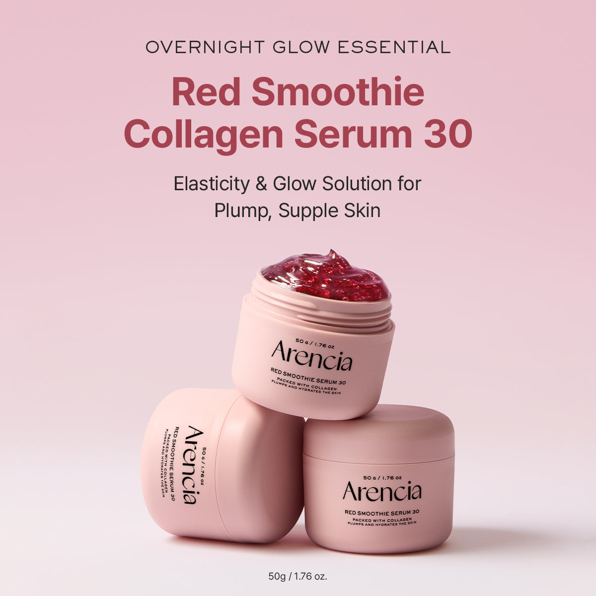 Arencia - Overnight Red Smoothie Face Mask Serum (50g)-thekimyoung.com