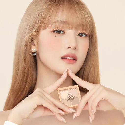 3CE MINI MULTI EYE COLOR PALETTE 3.5g #ALMOND FUDGE-thekimyoung.com