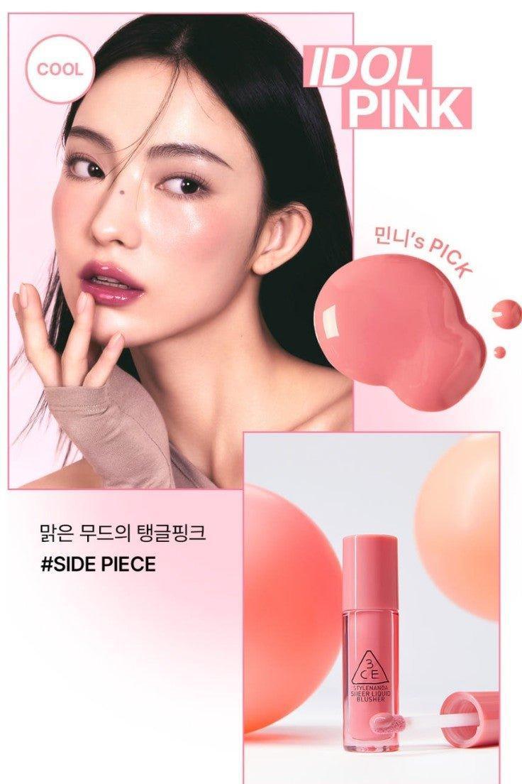 3CE Sheer Liquid Blusher - 3 Colors-thekimyoung.com