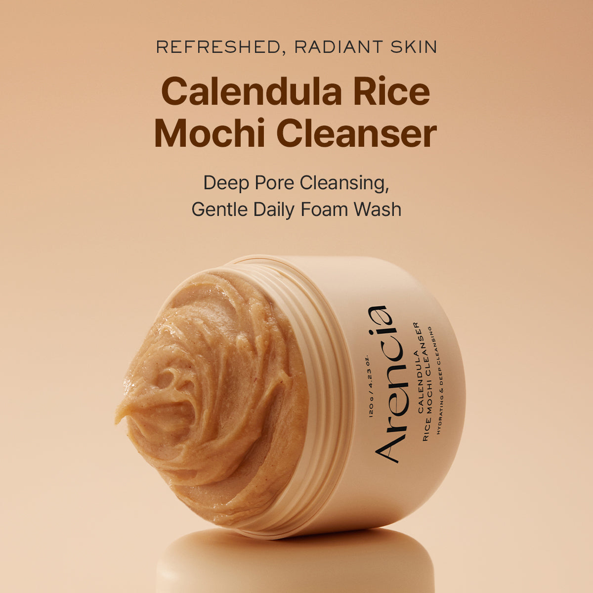 Arencia - Calendula Rice Mochi Cleanser (120g)-thekimyoung.com