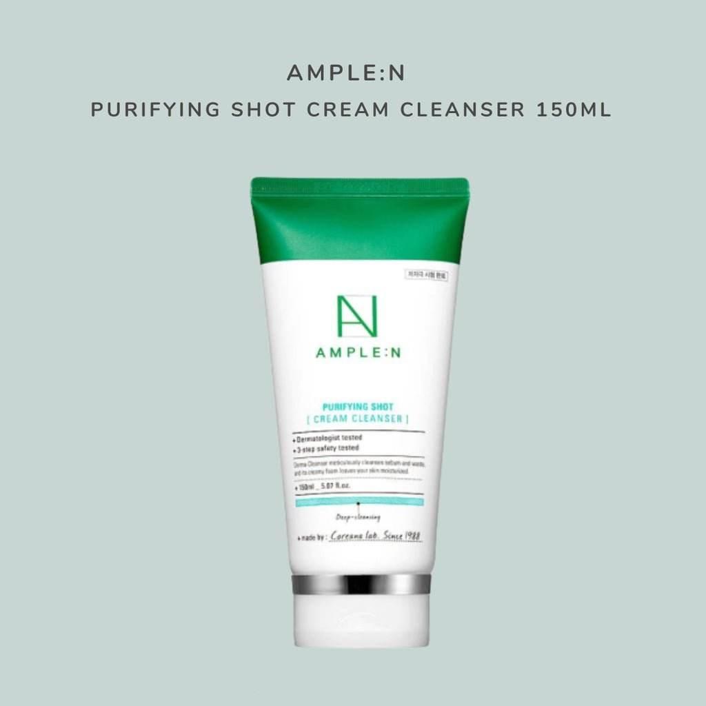 AMPLE:N Purifying Shot Cream Cleanser 150ml-thekimyoung.com