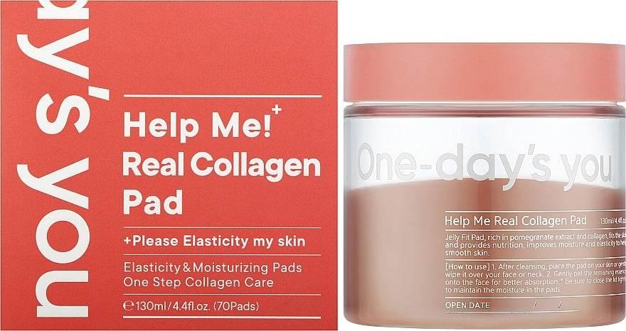 One-day's you Help Me! Real Collagen Pad 130ml(70 pads)-thekimyoung.com