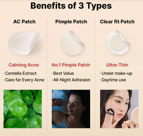 COSRX AC Collection Acne Patch, 26 Patches (Pouch Type)-thekimyoung.com