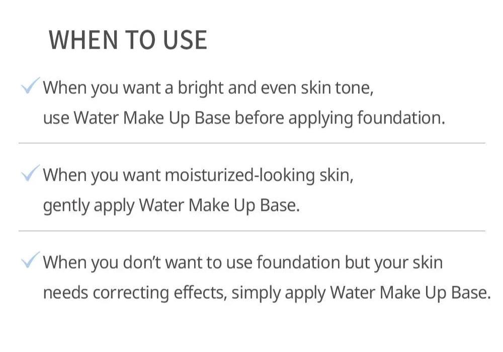 3CE WATER MAKE UP BASE 45ml Make Up Base 3CE