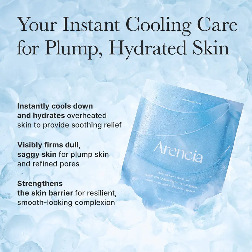 Arencia - Blue Collagen Cryo Jello Mask (4 Sheets)-thekimyoung.com