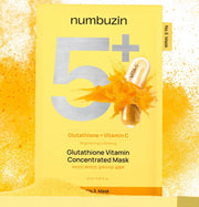 numbuzin - No.5 Vitamin Spotlight Sheet Mask (5 Sheets)-thekimyoung.com