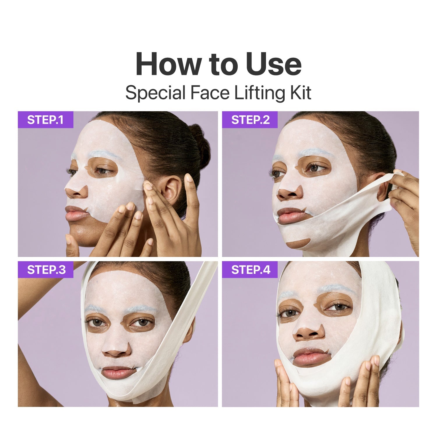 numbuzin - No.9 NAD Bio Lifting-sil Full Face Mask (4 Sheets + Lifting Band)-thekimyoung.com