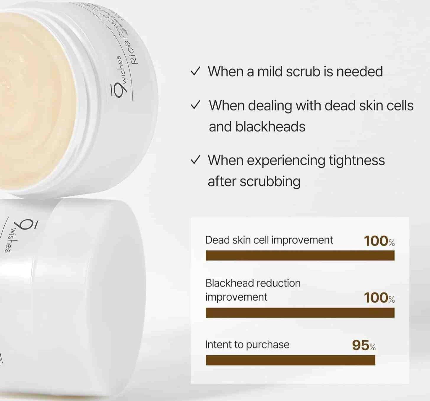 9wishes Rice Powder Polish Face Scrub 9wishes