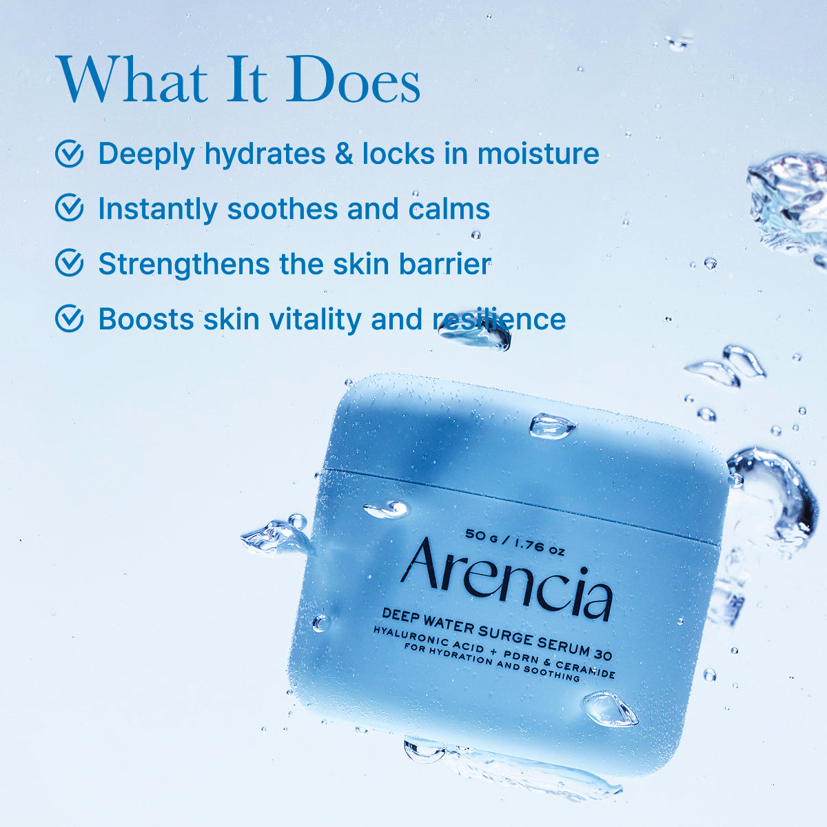 Arencia - Deep Water Surge Overnight Serum 30 (50ml)-thekimyoung.com