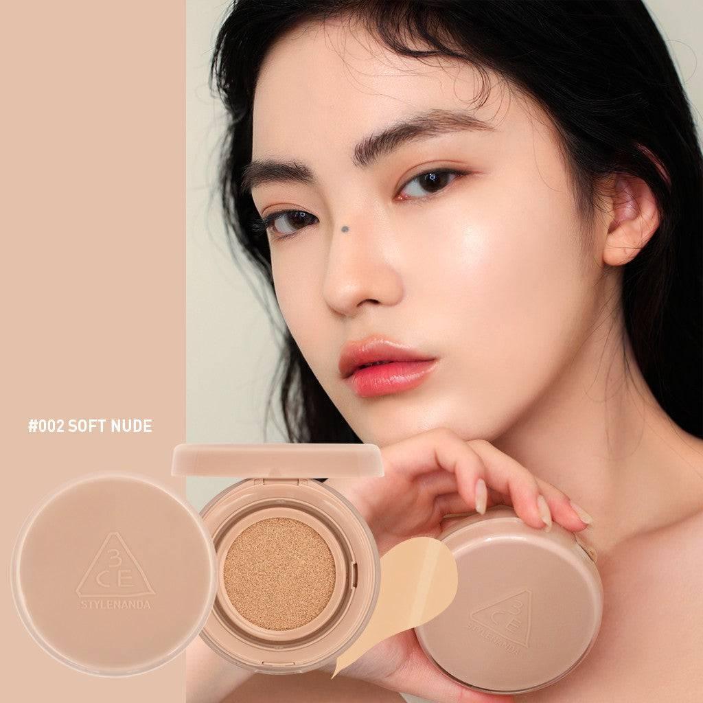3CE Glow Cushion 15g + Refill MAKEUP Cushion 3CE SOFT NUDE