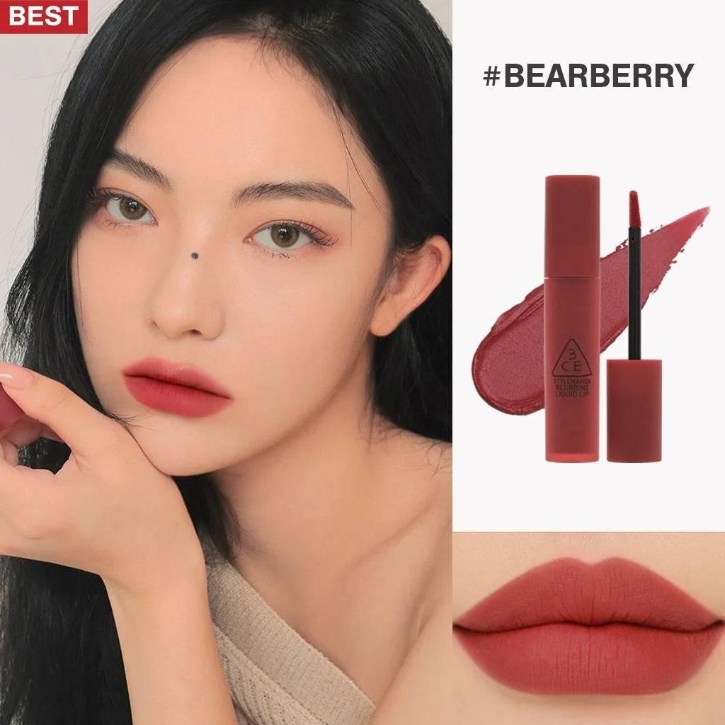 3CE Blurring Liquid Lip 5.5g (10 Colors) LIP TINT 3CE #Bearberry