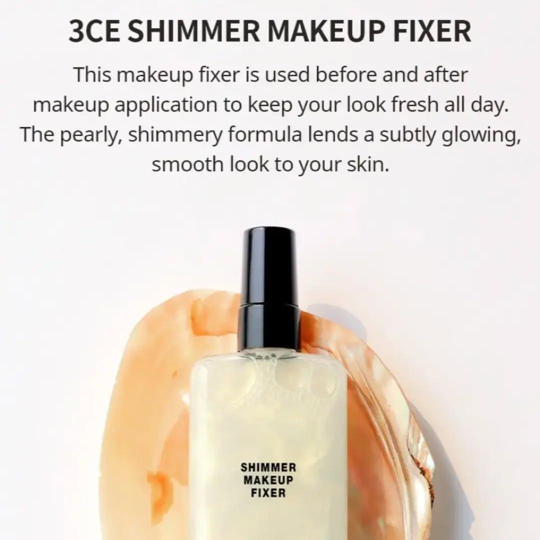 3CE SHIMMER MAKEUP FIXER 95ml-thekimyoung.com