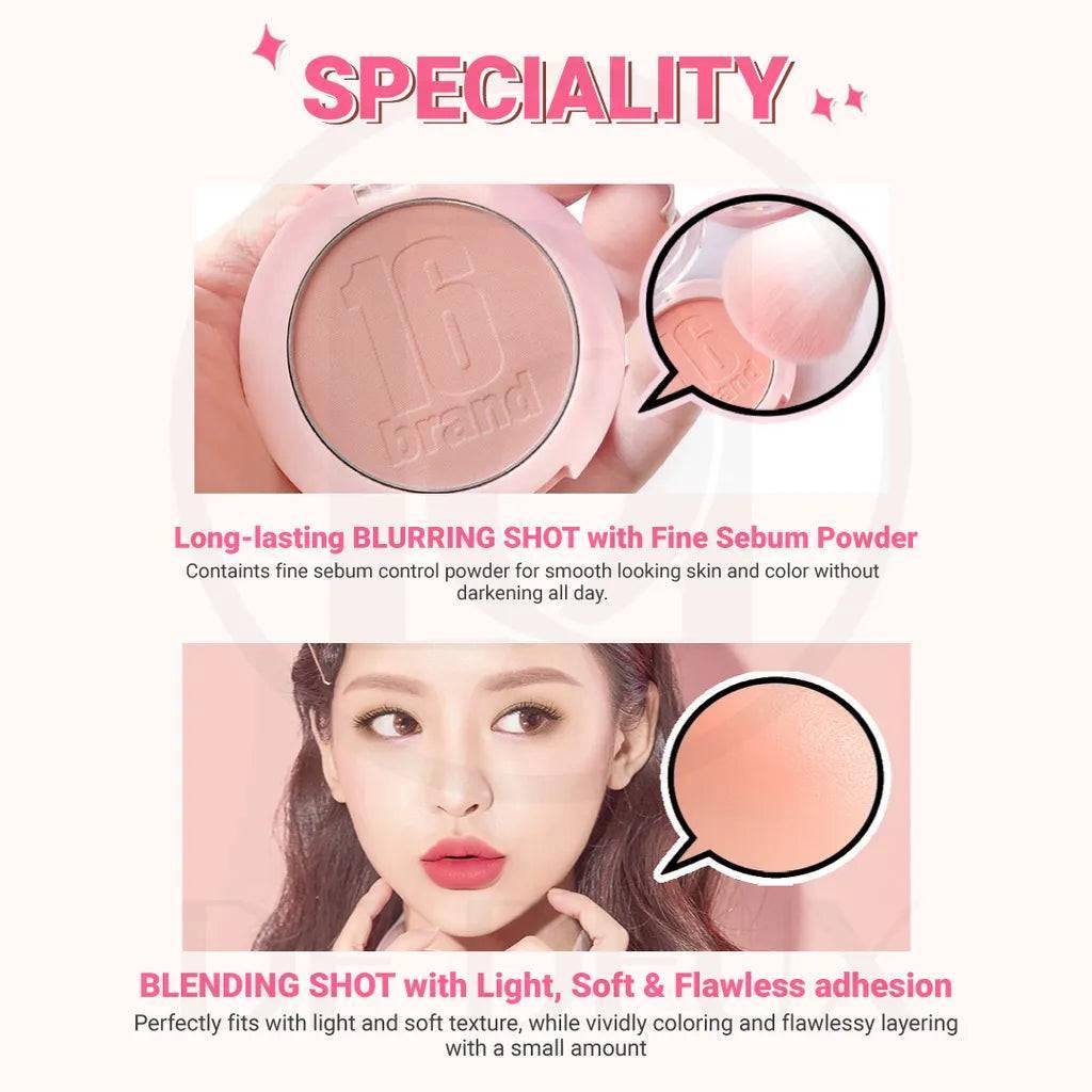 16BRAND Cheek Shot 6g (6 colors) Face Blush 16BRAND