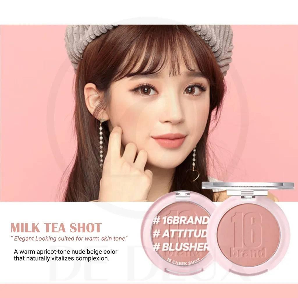 16BRAND Cheek Shot 6g (6 colors) Face Blush 16BRAND