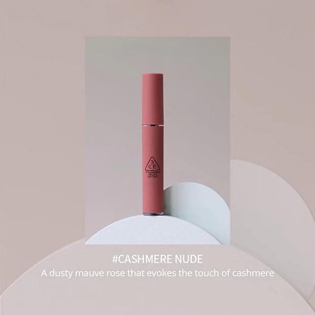 3CE Velvet Lip Tint 4g #CASHMERE NUDE-thekimyoung.com