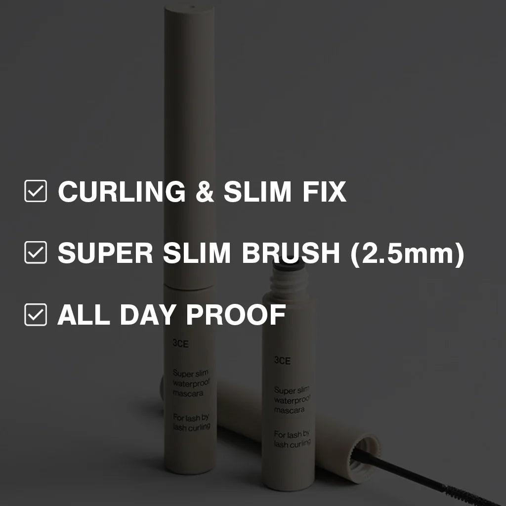 3CE SUPER SLIM WATERPROOF MASCARA 3g-thekimyoung.com