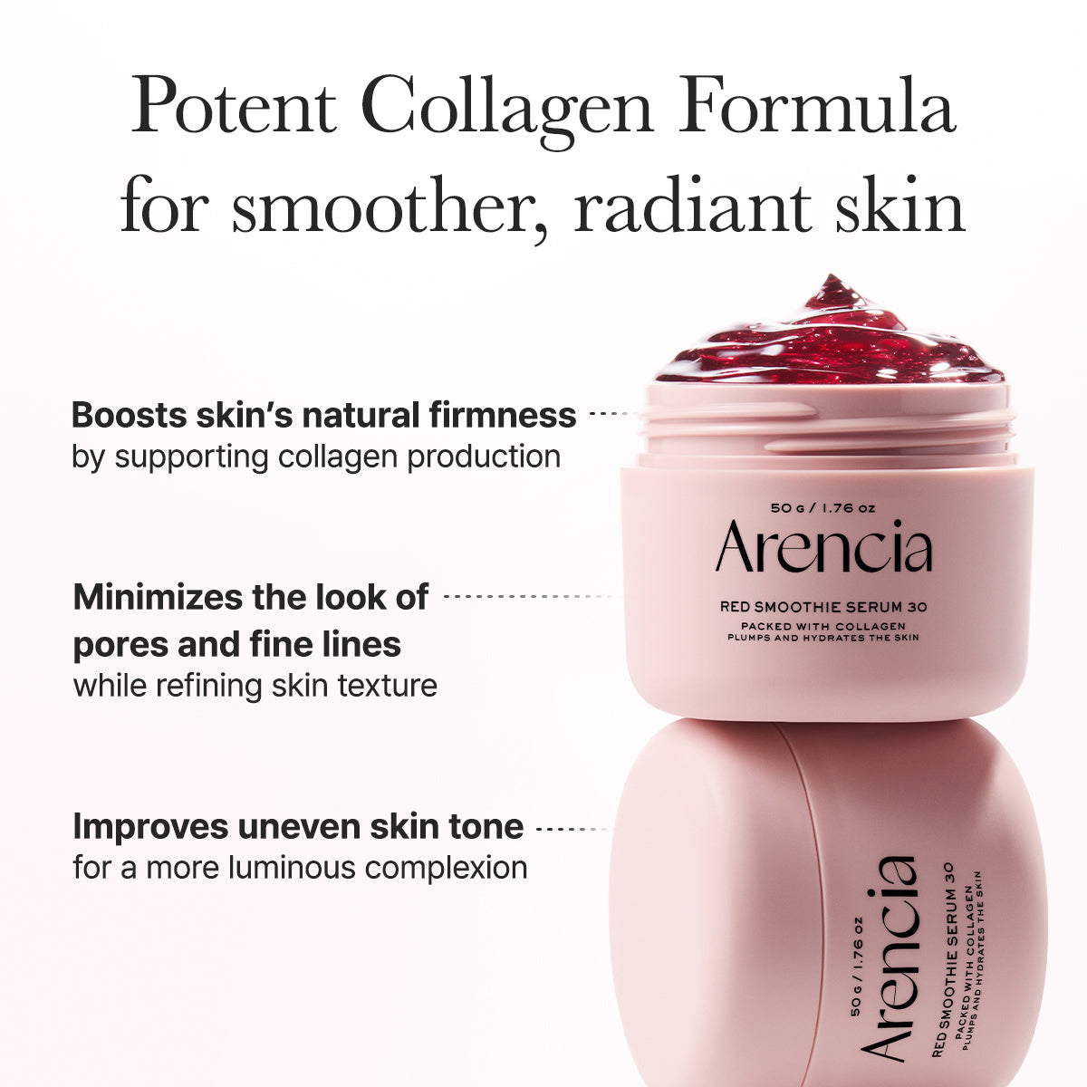 Arencia - Overnight Red Smoothie Face Mask Serum (50g)-thekimyoung.com
