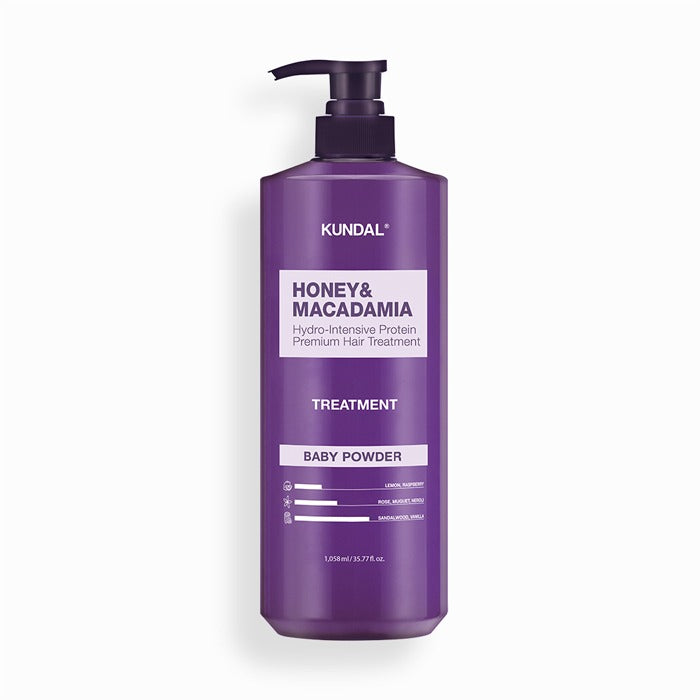 KUNDAL HONEY & MACADAΜΙΑ Hydro-Intensive Protein Premium Hair Treatment 1058ml-thekimyoung.com