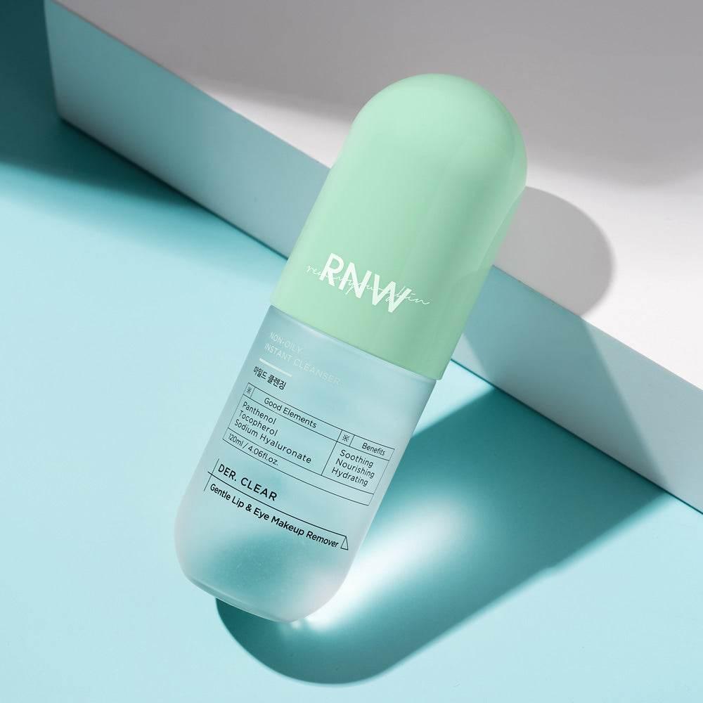 RNW DER. CLEAR Gentle Lip & Eye Makeup Remover 120ml-thekimyoung.com