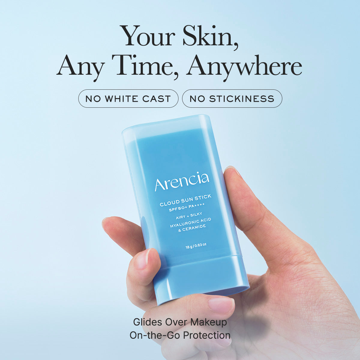 Arencia - Cloud Sun Stick SPF50+ PA++++ (18g)-thekimyoung.com