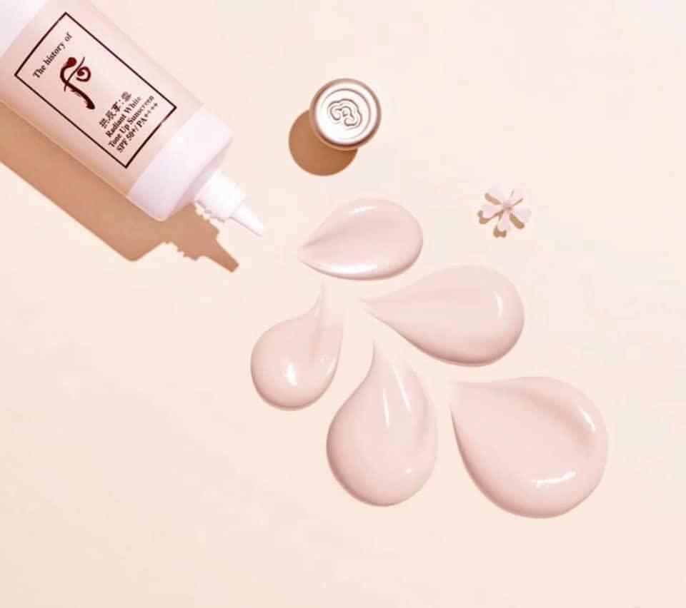 The History of Whoo - GONGJINHYANG SEOL Radiant White Tone Up Sunscreen 50ml-thekimyoung.com