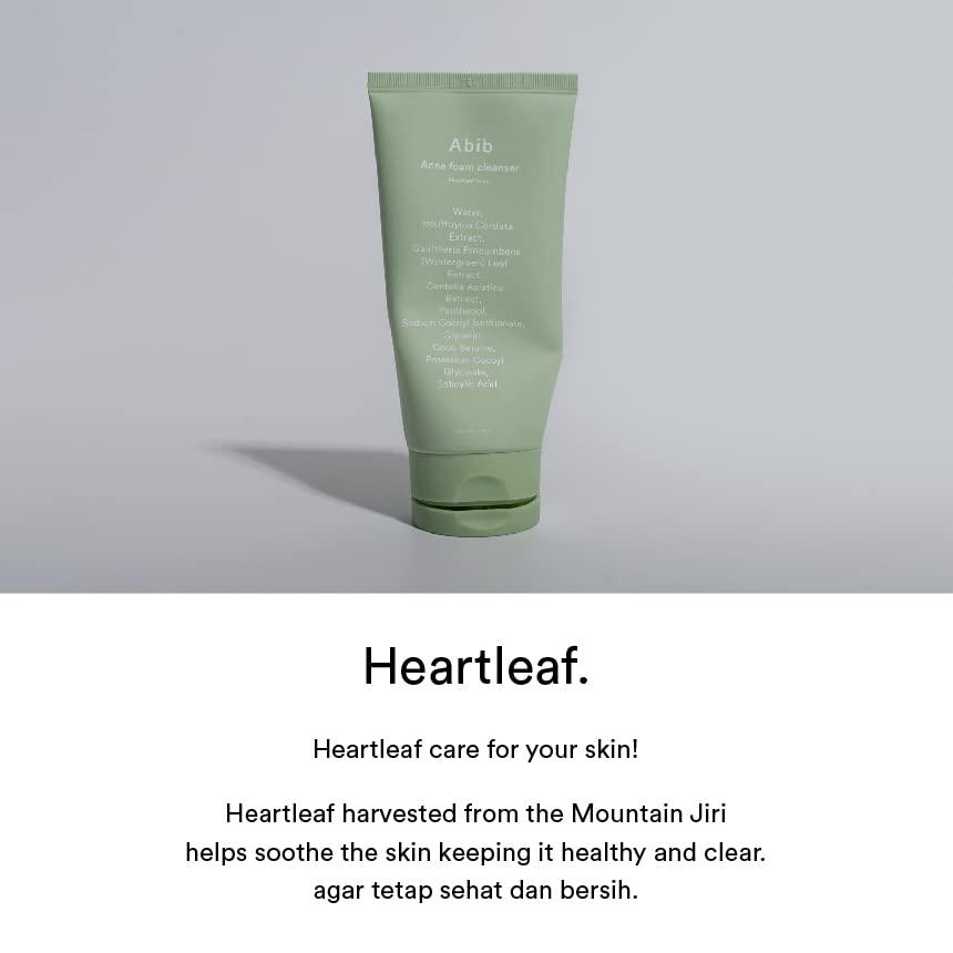 Abib Acne foam cleanser Heartleaf foam Cleansing Foam Abib