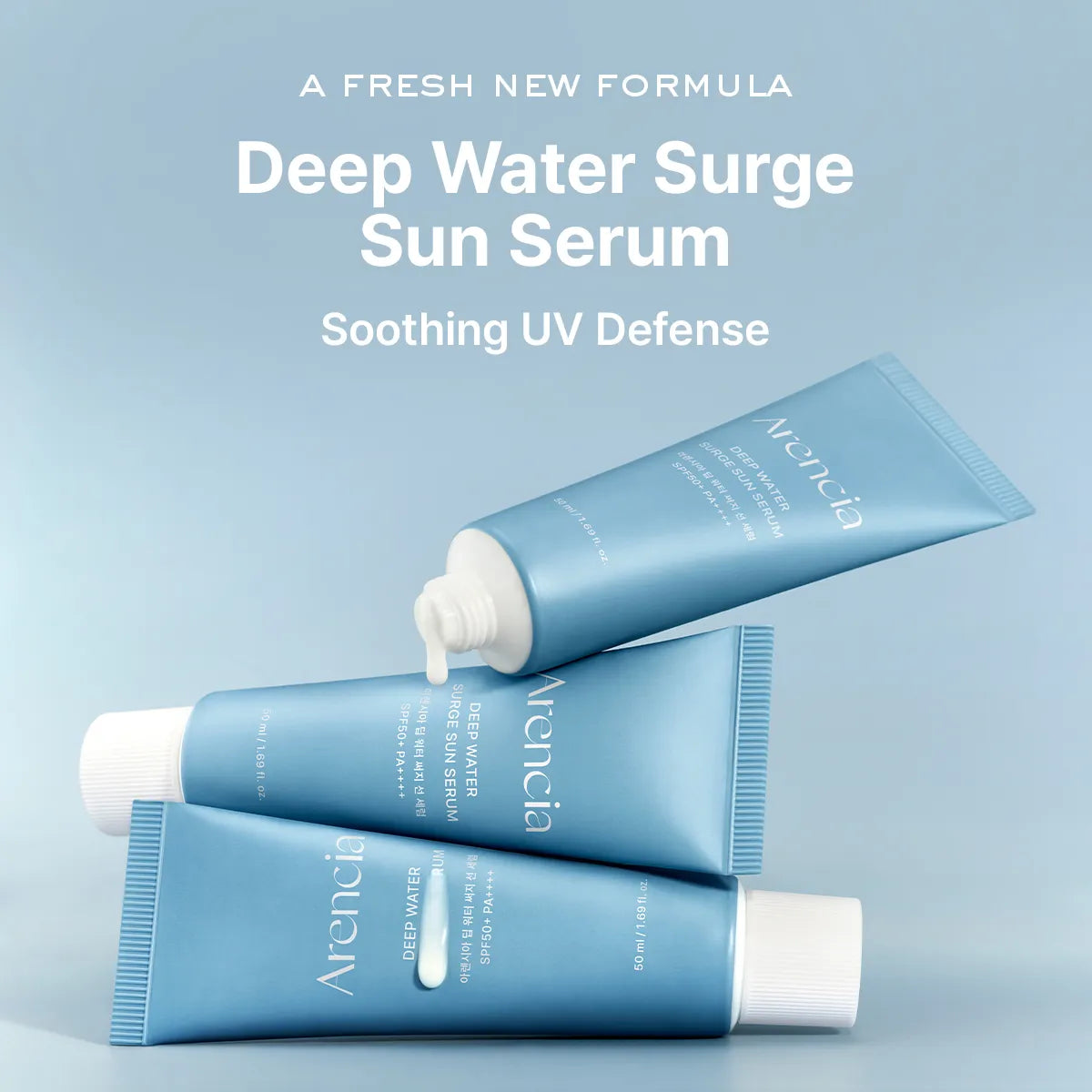 Arencia - Deep Water Surge Sun Serum SPF50+ PA++++ (50ml)-thekimyoung.com