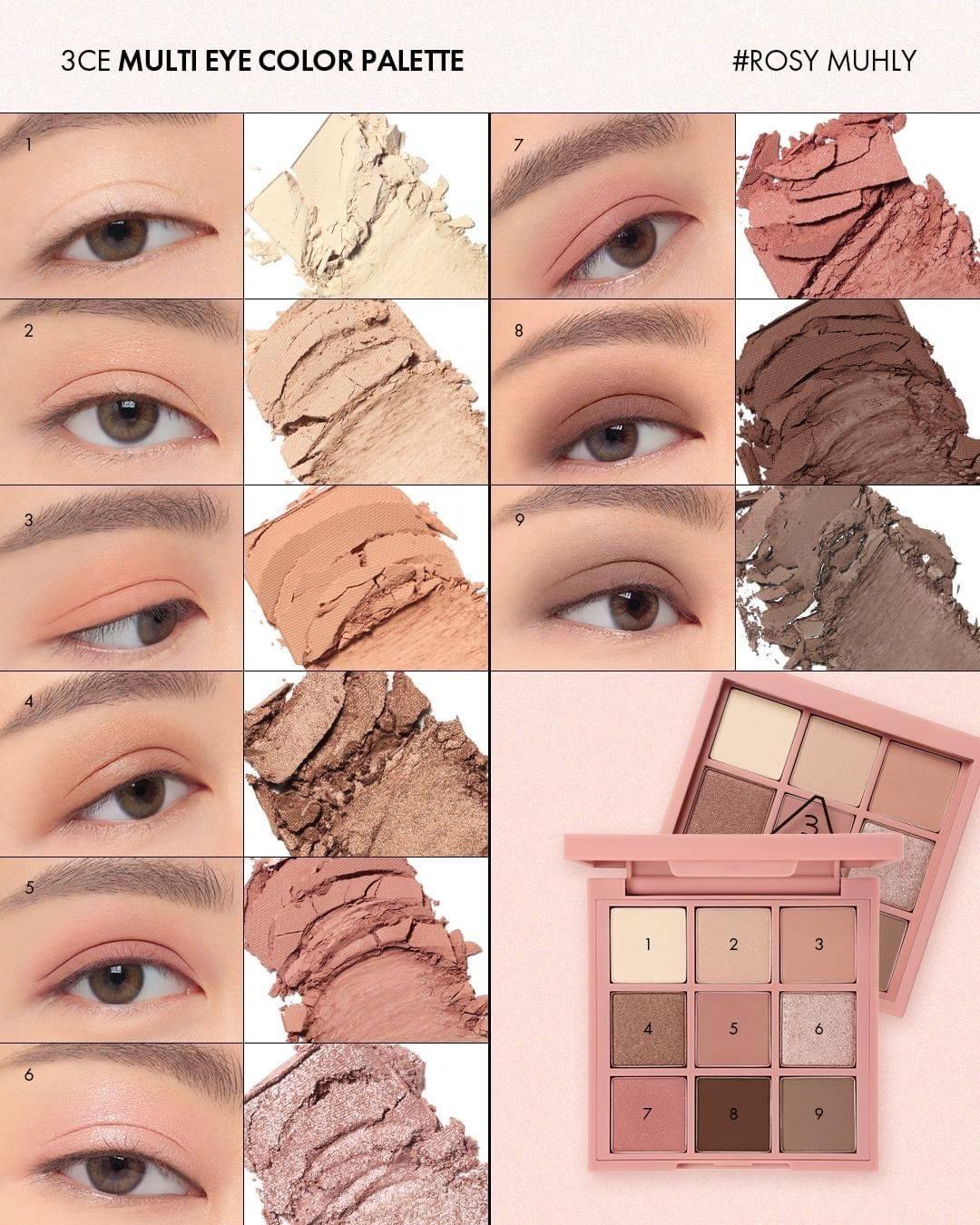 3CE Multi Eye Color Palette #ROSY MUHLY-thekimyoung.com
