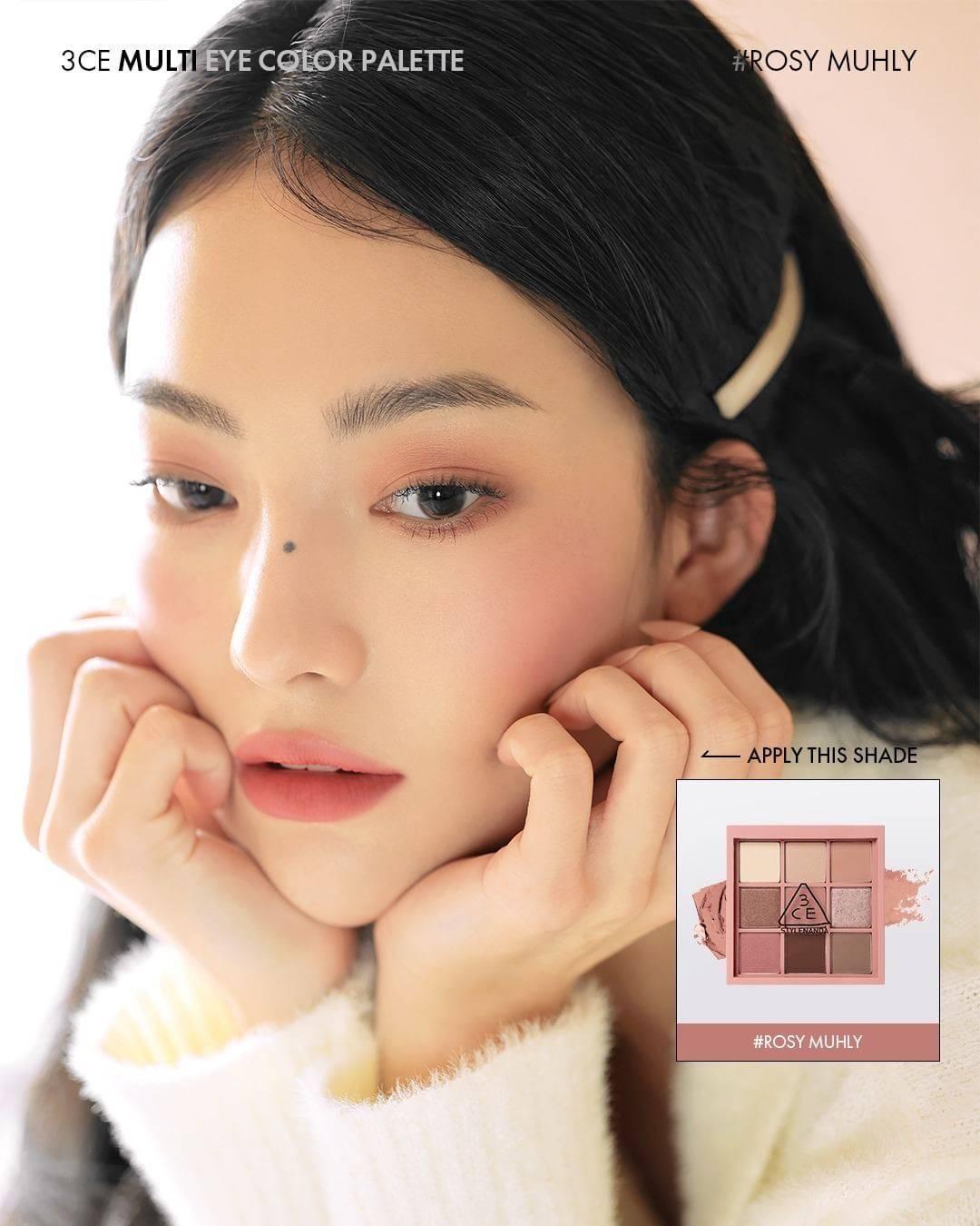 3CE Multi Eye Color Palette #ROSY MUHLY-thekimyoung.com