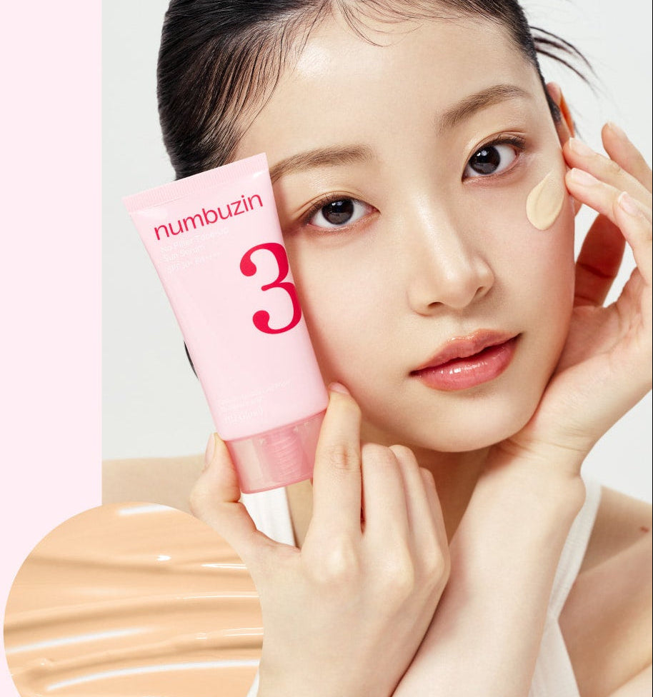 numbuzin - No.3 Porcelain Base-Skip Tone Up Beige SPF50+ PA++++ (50ml)-thekimyoung.com